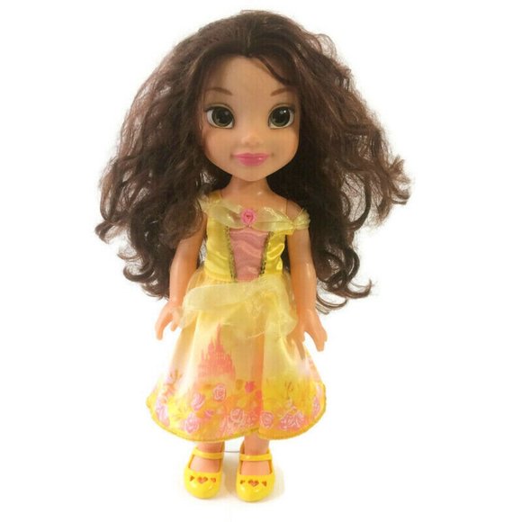 Disney Jakk's Beauty And The Beast Belle Doll 14” Toddler Princess Toy W/ Dress - Picture 1 of 9